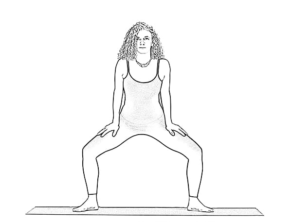 Goddess Pose Illustration