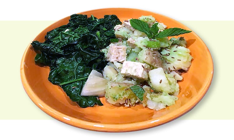 Ayurvedic Recipe: Coconut Cilantro Potato Salad