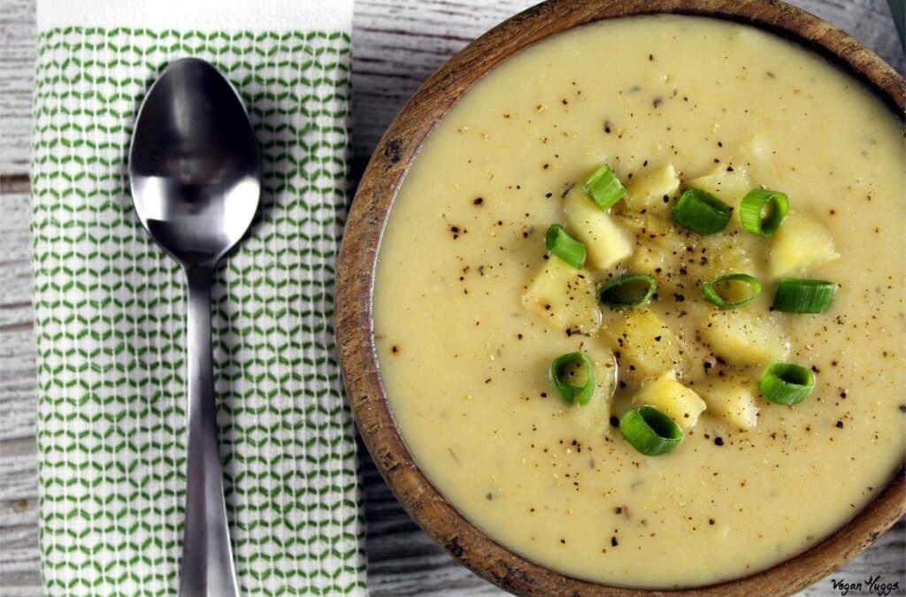 Vegan Potato Leek Soup Recipe